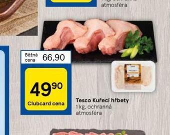 Tesco Kuřecí hřbety nabídka