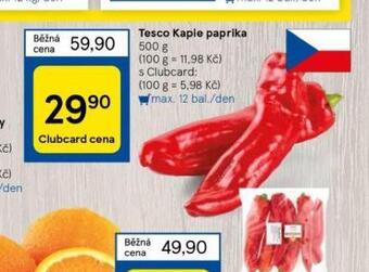Tesco Tesco kapie paprika nabídka