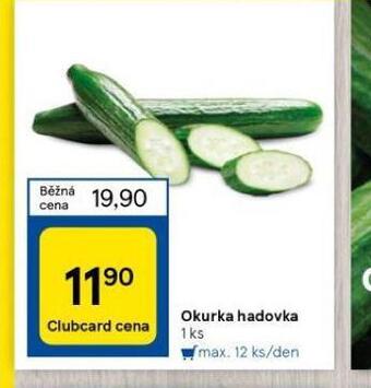 Tesco Okurka hadovka nabídka