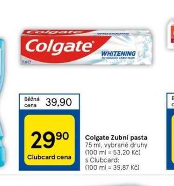 Tesco Colgate zubní pasta nabídka