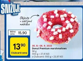 Tesco Donut premium marshmallows nabídka