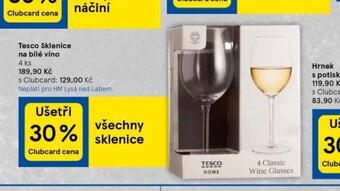 Tesco Tesco sklenice na bílé víno nabídka