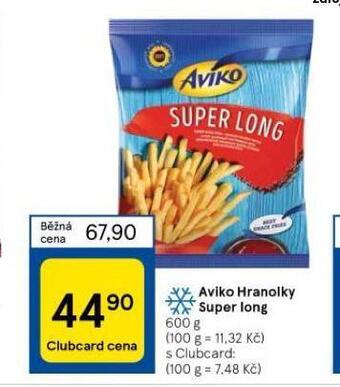 Tesco Aviko hranolky super long nabídka