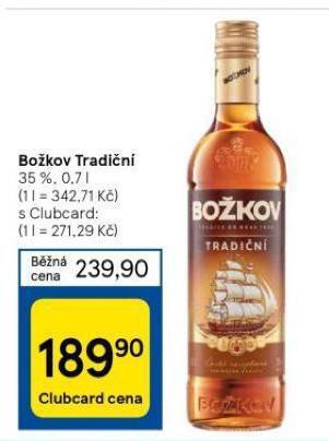 Tesco Božkov tradiční nabídka
