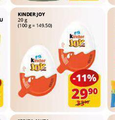 Flop Kinder joy nabídka