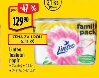 Albert Linteo toaletní papír nabídka