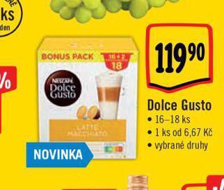 Albert Kávové kapsle dolce gusto nabídka