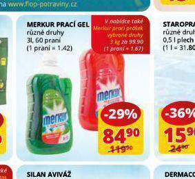 Flop Merkur prací gel nabídka