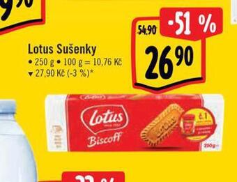 Albert Lotus sušenky nabídka