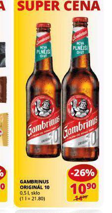 Flop Pivo gambrinus originál 10 nabídka