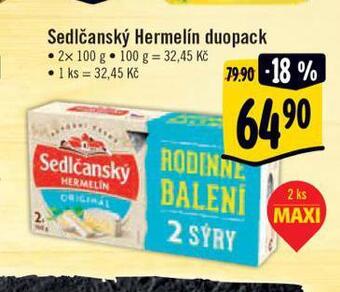 Albert Sedlčanský hermelín nabídka