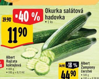 Albert Okurka salátová nabídka
