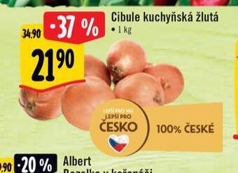 Albert Cibule kuchyňská žlutá nabídka