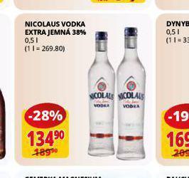 Flop Nicolaus vodka extra jemná 38% nabídka