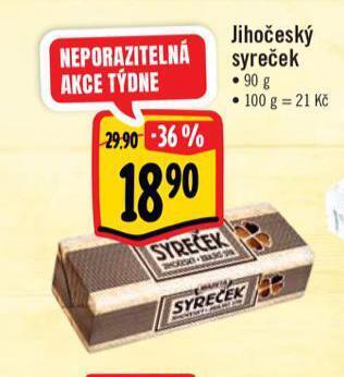 Albert Jihočeský syreček nabídka