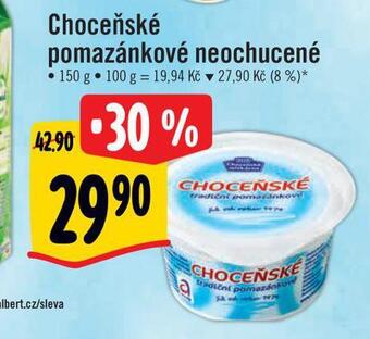 Albert Choceňské tradiční pomazánkové nabídka