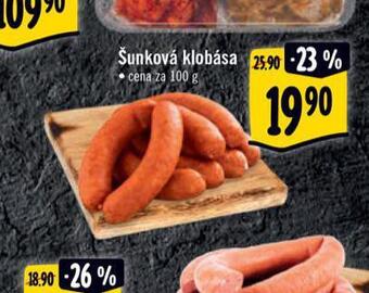 Albert Šunková klobása nabídka