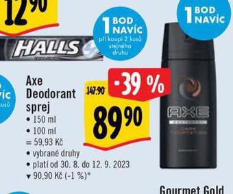 Albert Axe deodorant nabídka