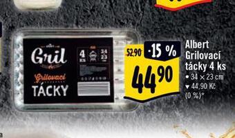 Albert Grilovací tácky nabídka