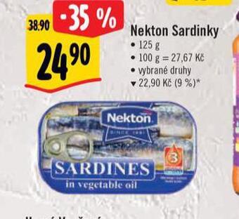 Albert Nekton sardinky nabídka