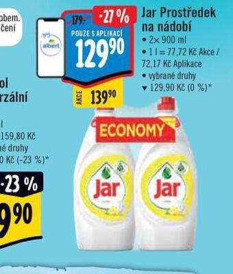 Albert Jar prostředek na nádobí nabídka