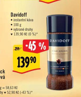 Albert Davidoff káva nabídka