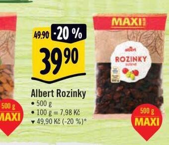 Albert Rozinky nabídka