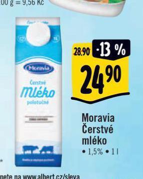 Albert Moravia čerstvé mléko nabídka