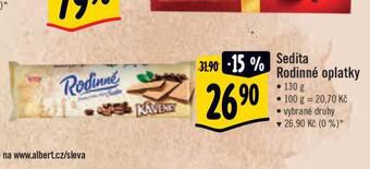 Albert Sedita rodinné oplatky nabídka