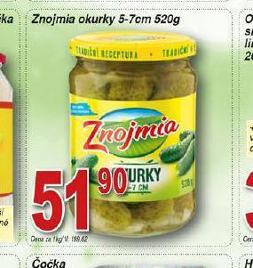 Hruška Znojmia okurky nabídka