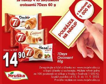 Hruška 7days croissant nabídka