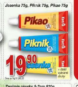 Hruška Piknik nabídka
