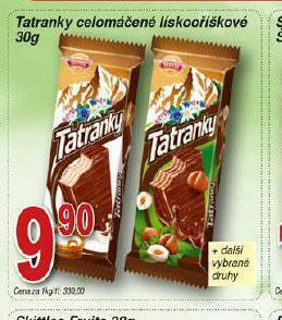 Hruška Tatranky nabídka