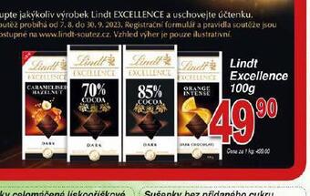 Hruška Lindt excellence čokoláda nabídka
