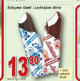 Hruška Zmrzlina eskymo nabídka