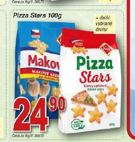 Hruška Pizza stars nabídka