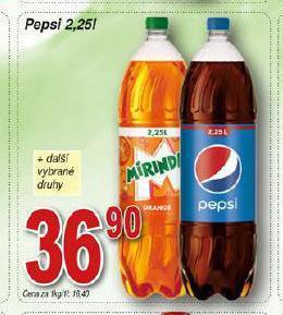 Hruška Pepsi nabídka