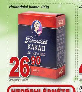 Hruška Holandské kakao nabídka