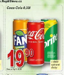 Hruška Coca-cola nabídka