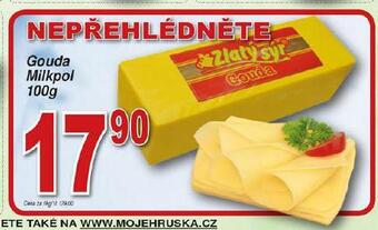 Hruška Gouda sýr nabídka