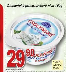 Hruška Choceňské tradiční pomazánkové nabídka