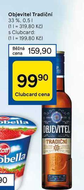 Tesco Objevitel tradiční 33%, 0.5 1 nabídka