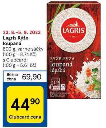 Tesco Lagris rýže loupaná 800 g nabídka