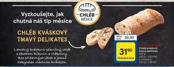 Tesco Chléb kváskový tmavý delikates 405 g nabídka