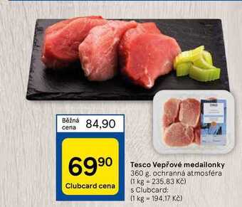 Tesco Tesco vepřové medailonky 360 g nabídka