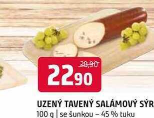 Terno Uzený tavený salámový sýr 100 g nabídka