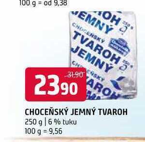 Terno Choceňský jemný tvaroh 250 g nabídka