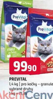 Terno Prevital 1,4 kg | pro kočky - granule nabídka