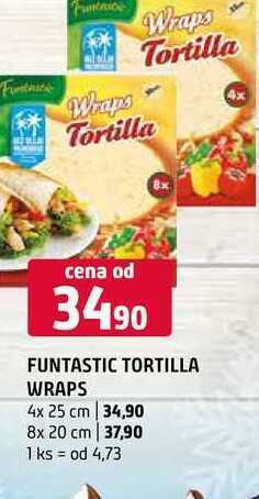 Terno Funtastic tortilla wraps 4x 25 cm nabídka