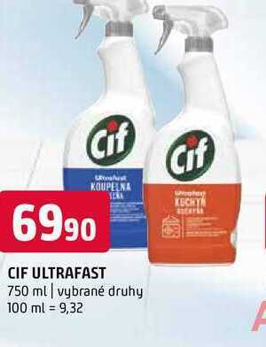 Cif ultrafast 750 ml